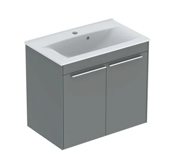 Ifö Sense møbelpakke 60 cm Compact med låger og med Sense vask, Mørkegrå